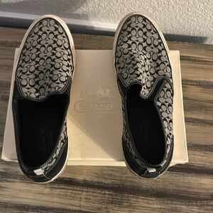 Coach slip on shoes